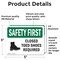 Signmission 3.5 in Height, 5 in Width, Vinyl Decal, Rectangle OS-2PACK-SF-D-35-L-10570 - alternate 3